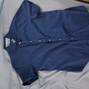 Denim and Flower Button Up